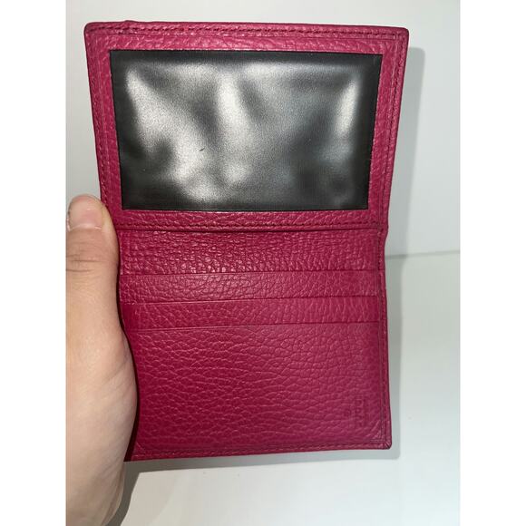 Gucci Pink Leather Card Holder - Made in Italy - Picture 2 of 4